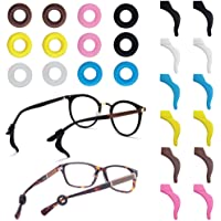 FineGood 12 pares de retenedores de gafas- silicona antideslizante para gafas de sol y gafas de lectura